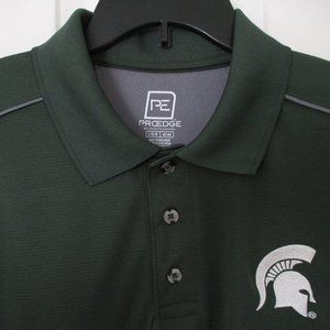 Knights Michigan State Spartans Mens S/S Green Polo Shirt NWOT - Size Large